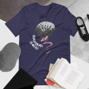 Camiseta de manga corta unisex Pensamiento crítico