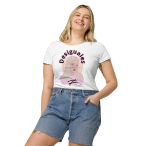 Camiseta orgánica básica para mujer "no soy igual"